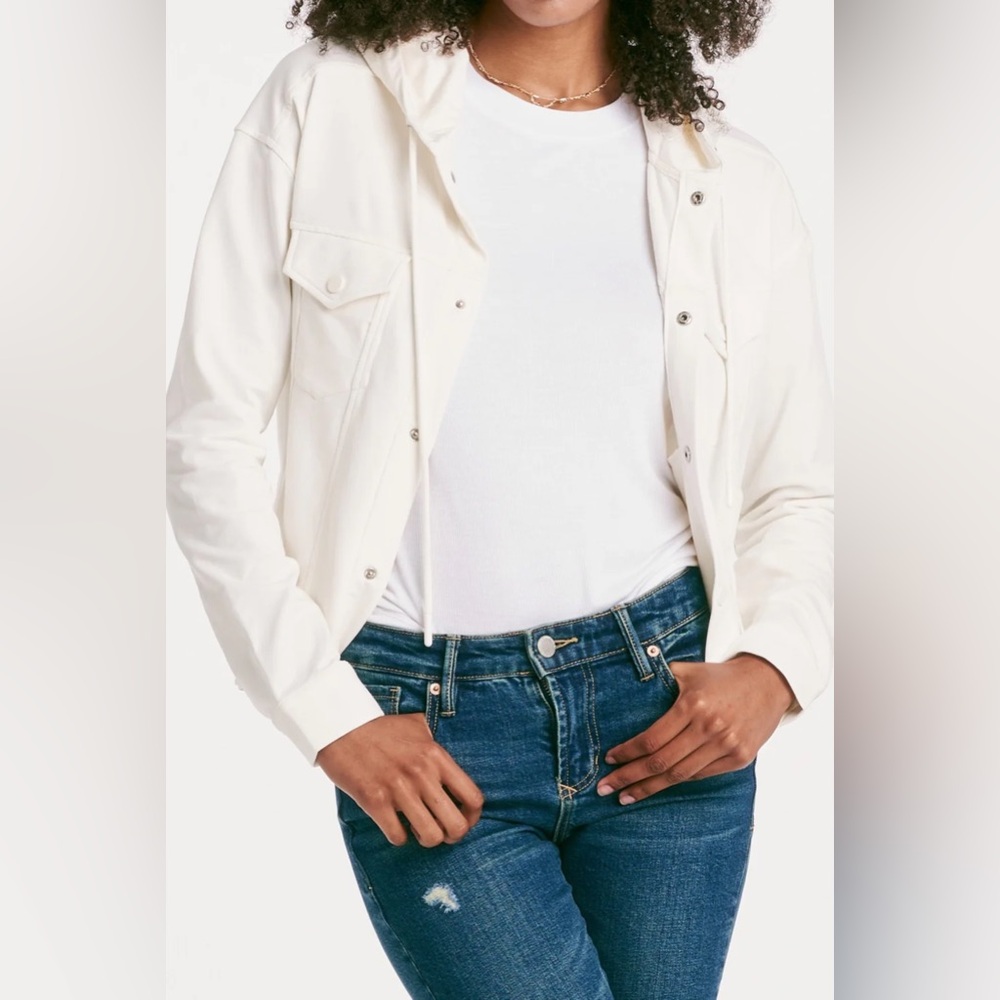 Another Love HUNTER HOODED SWEATSHIRT SEA SALT TERRY